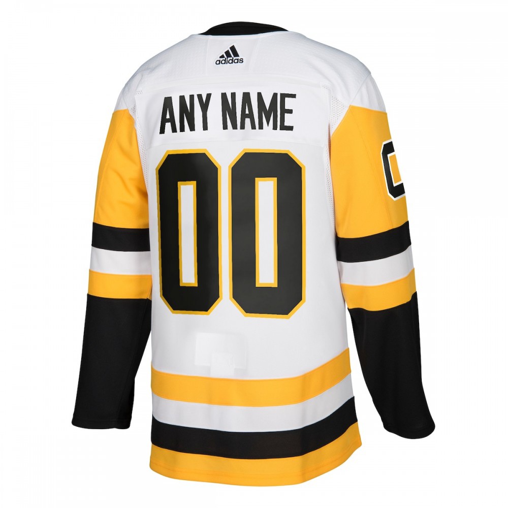 Pittsburgh Penguins adidas Authentic Custom Jersey - White-Pro Kit Vault | Brand New 26/27 Sports Jerseys